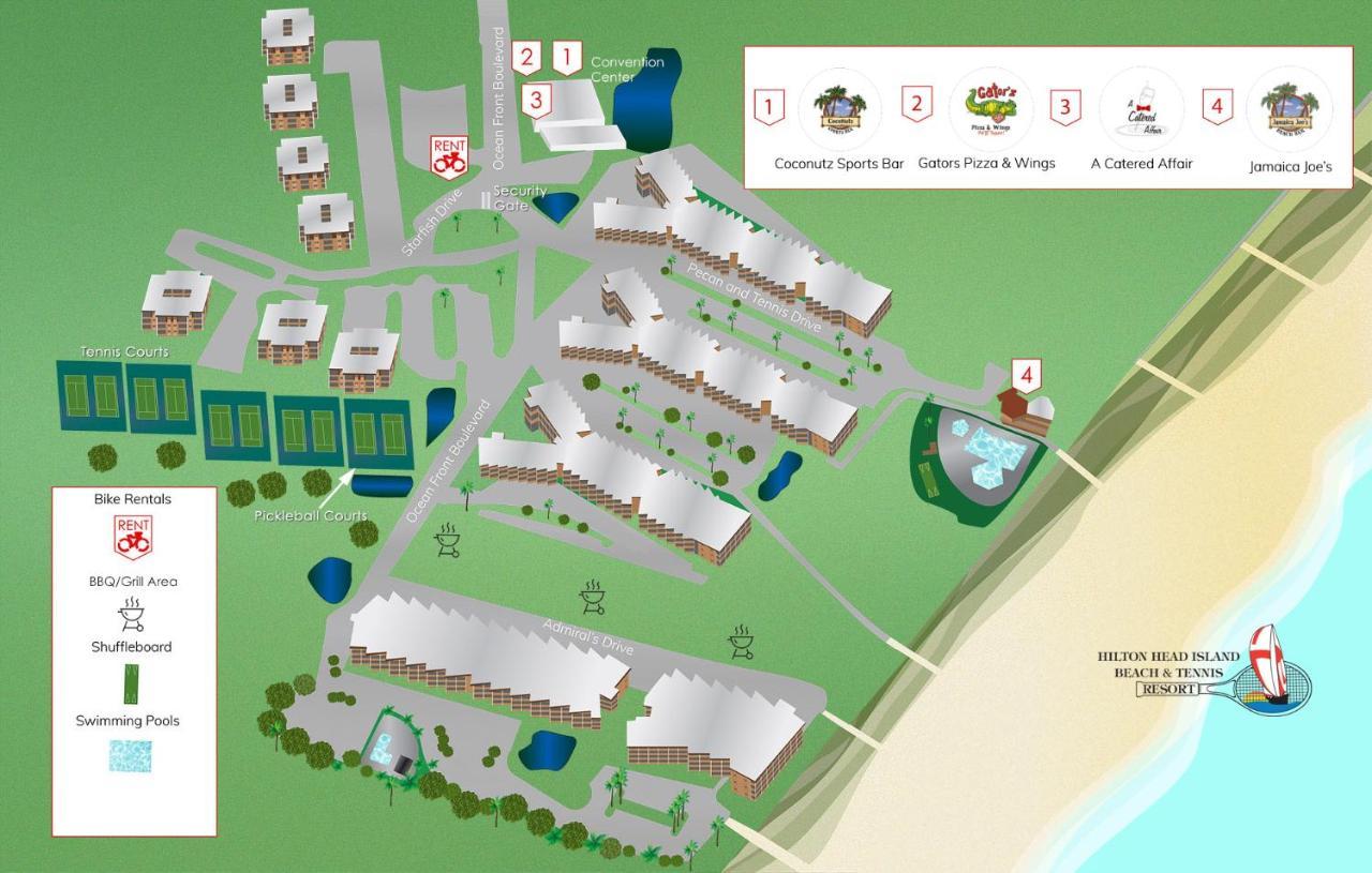 Luxury Beach Villa With Amazing Resort Amenities Biggest Pool On Hilton Head Island Hhi Beach Tennis Resort Exterior photo